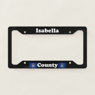 Isabella County Michigan LPF License Plate Frame