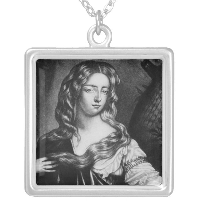 Isabella Duchess of Grafton Silver Plated Necklace (Front)