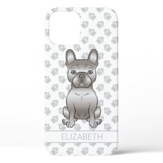 Isabella French Bulldog / Frenchie Cute Dog &amp; Name iPhone 12 Case