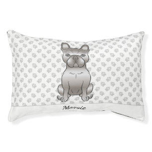 Isabella French Bulldog / Frenchie Cute Dog & Name Pet Bed