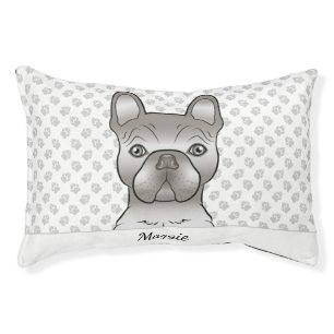 Isabella French Bulldog / Frenchie Cute Dog & Name Pet Bed