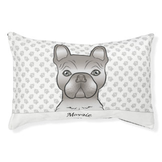 Isabella French Bulldog / Frenchie Cute Dog &amp; Name Pet Bed