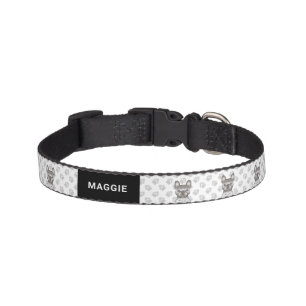 Isabella French Bulldog / Frenchie Cute Dog & Name Pet Collar