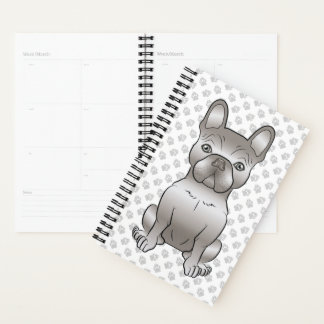 Isabella French Bulldog / Frenchie Cute Dog &amp; Paws Planner