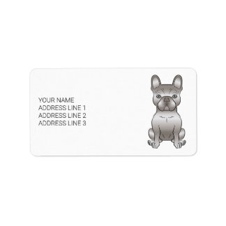 Isabella French Bulldog / Frenchie Cute Dog &amp; Text Label