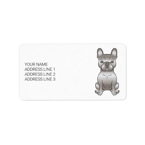 Isabella French Bulldog  Frenchie Cute Dog  Text Label