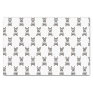 Isabella French Bulldog / Frenchie Dog Pattern Tissue Paper