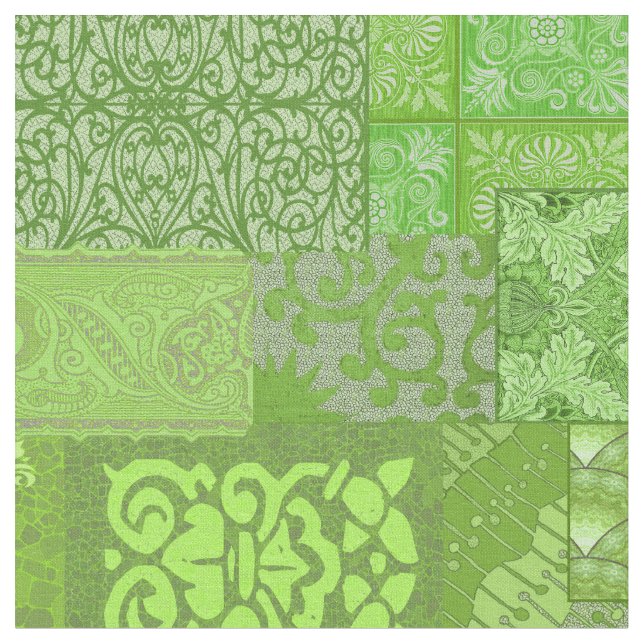 Isabella Green Grande Fabric (Close Up)