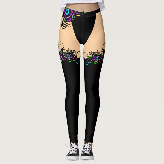 Isabella Illusion Leggings (Front)