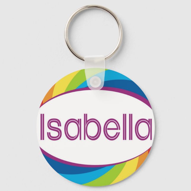 Isabella Keychain (Front)