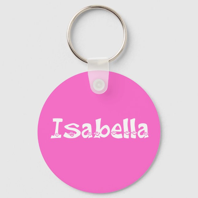 Isabella Keychain (Front)