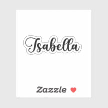 Isabella Name - Handwritten Calligraphy