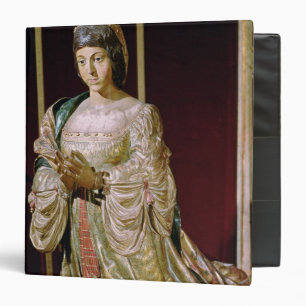 Isabella of Castile in Prayer, 1520-22 3 Ring Binder