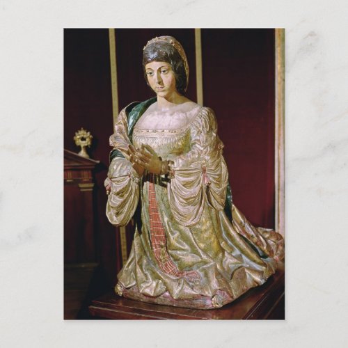 Isabella of Castile  in Prayer 1520_22 Postcard