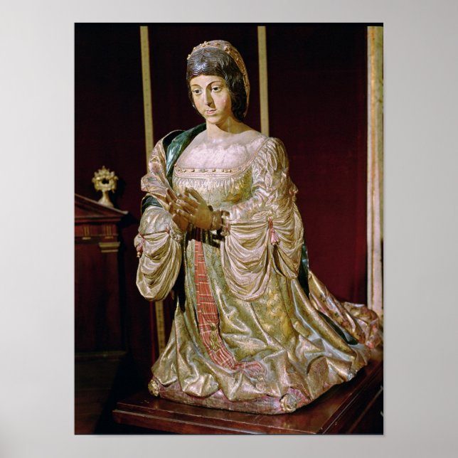 Isabella of Castile  in Prayer, 1520-22 Poster (Front)