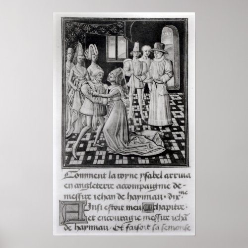 Isabella of France Queen of England Poster