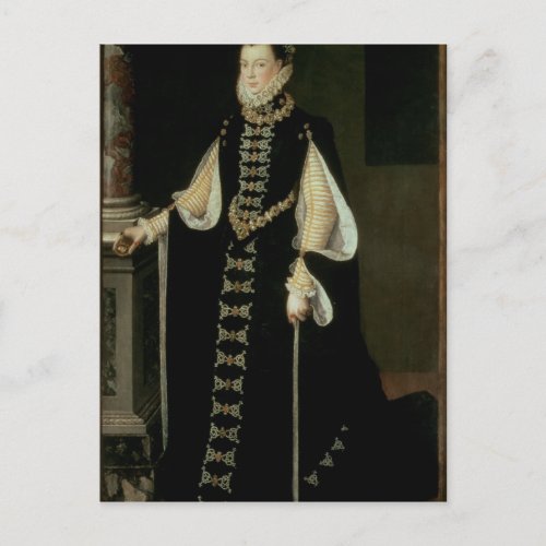 Isabella of Valois Queen of Spain Postcard