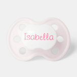 Isabella Personalized Baby Name Pacifier at Zazzle
