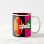 Isabella Personalized Name Mug<br><div class="desc">Isabella has Italian origins. It means "dedicated to God". (In "Italian" it translates to "Is-a-beauty".) This personalized mug is a great gift for the Isabella in your life. You can customize the text to account for variations in spelling and derivatives (e.g., Isabel (Spanish), Isabelle (French), Isabeau (French)).</div>