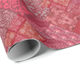 Isabella Red Wrapping Paper