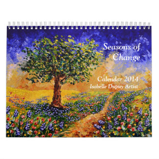 Isabelle Dupuy Artist 2014 Calendar