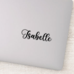 Isabelle Name - Handwritten Calligraphy Sticker