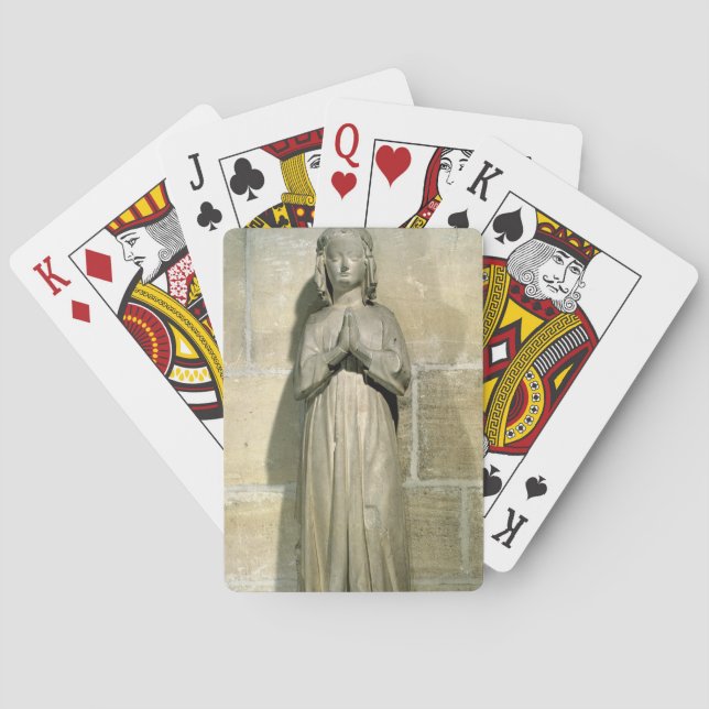 Isabelle of France (1292-1358) c.1304 (stone) Poker Cards (Back)