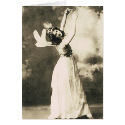 Isadora Duncan Dancing Cards (Front)