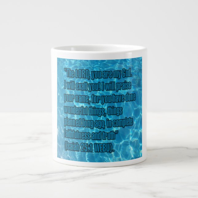 Isaiah 25:1 WEBU Mug (Front)