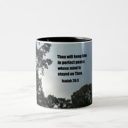 Isaiah 263 Two_Tone coffee mug