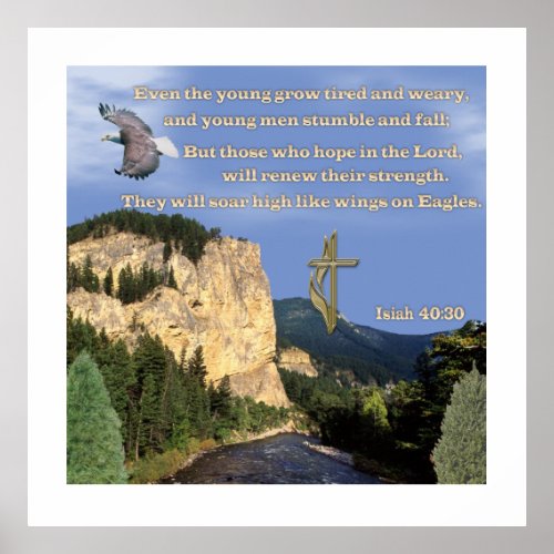 Isaiah 4030_31 poster