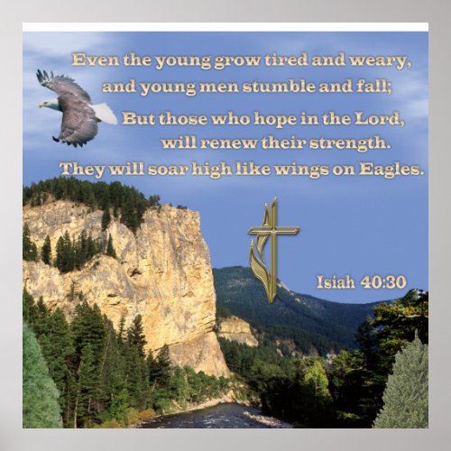 Isaiah 4030_31 poster