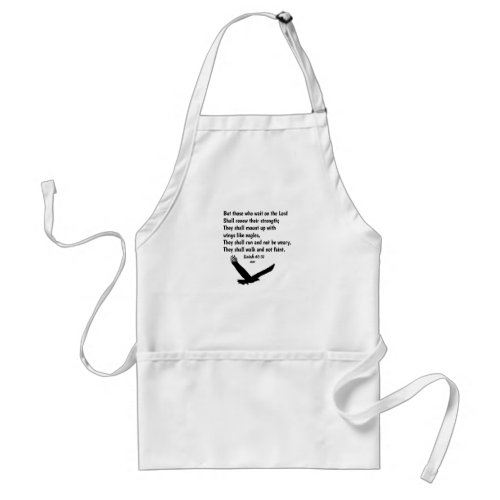 Isaiah 4031 Bible Verse Scripture Adult Apron