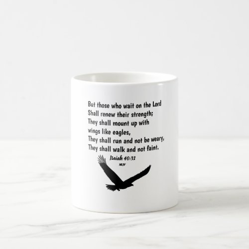 Isaiah 4031 Bible Verse Scripture Coffee Mug