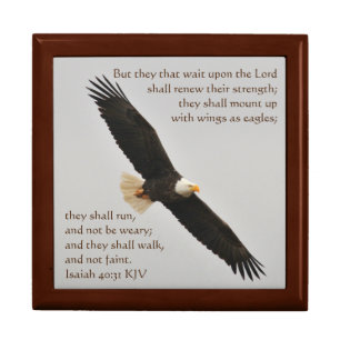Isaiah 40:31 But they that wait upon the Lord Jewelry Box