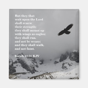 Isaiah 40:31 - But they that wait upon the Lord Magnet