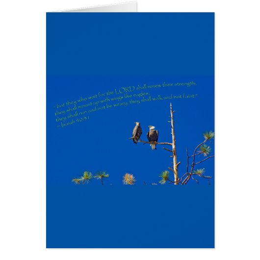 Isaiah 40:31 cards (Front)