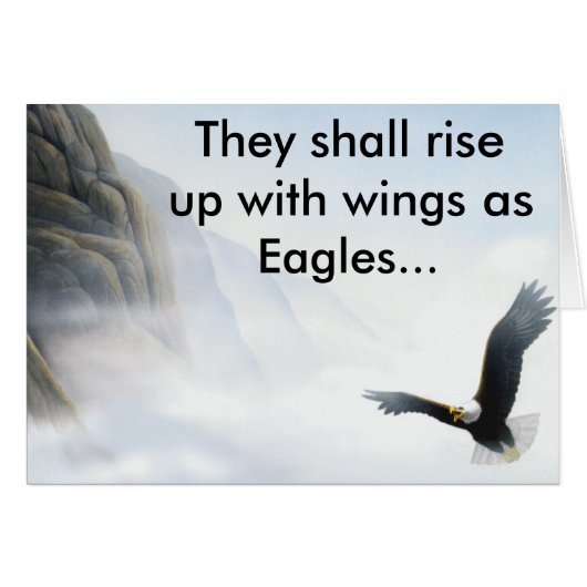 Isaiah 40:31 cards (Front Horizontal)