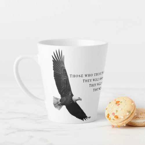 Isaiah 4031 Eagles Soaring  Latte Mug