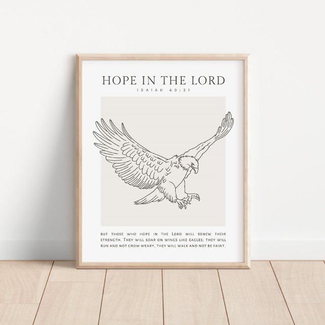 Isaiah 40:31 Hope in the Lord Poster (Creator Uploaded)