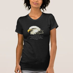 Isaiah 40:31 Inspirational Eagle Scripture T-Shirt