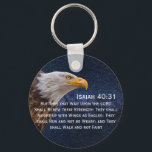 Isaiah 40:31 Keyring<br><div class="desc">Scripture verse is  a popular bible verse taken from Isaiah 40 is the perfect gift for christian friends and family. Makes a unique gift  for bible study groups,  prayer partners,   and secret pals. and Sunday school classes.</div>