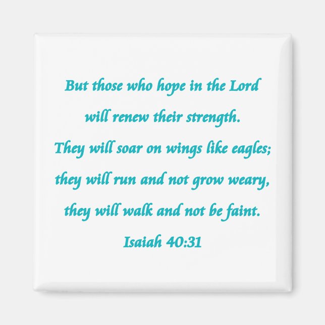 isaiah 40-31 magnet (Front)
