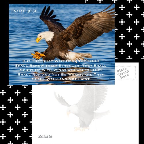 Isaiah 4031  Mount Up on Eagle Wings Postcard
