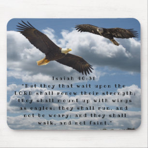 ISAIAH 40:31 MOUSE PAD