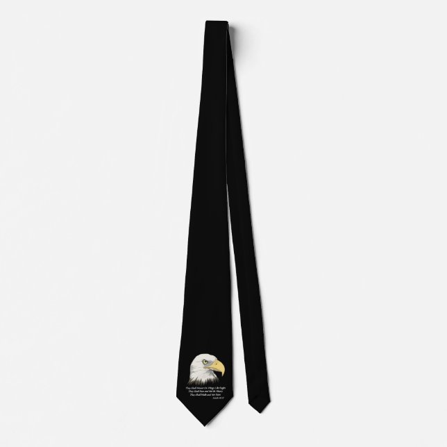 Isaiah 40:31 neck tie (Front)