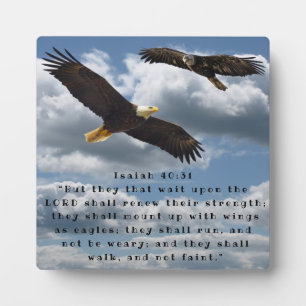 ISAIAH 40:31 PLAQUE
