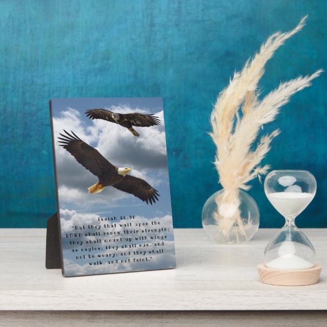 ISAIAH 40:31 PLAQUE (Side)