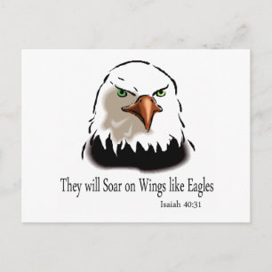 Isaiah 40 31 postcard