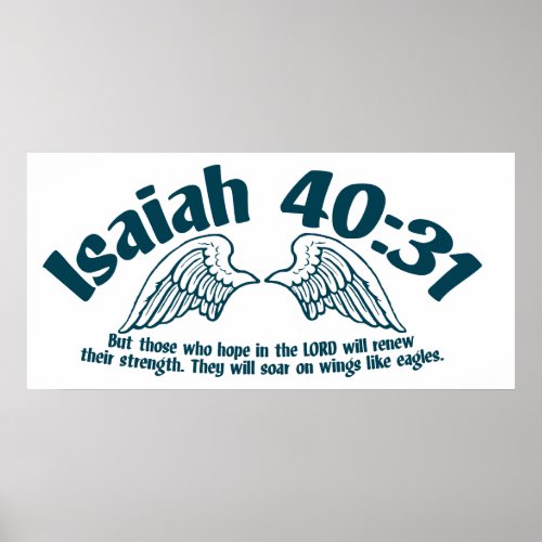 Isaiah 4031 poster
